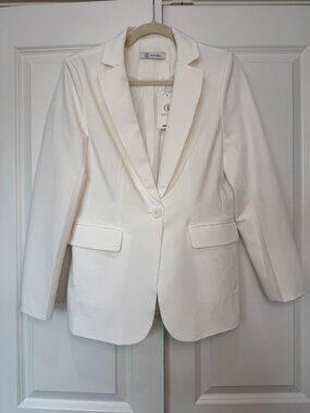 Cicy Bell Cream Single Button Blazer S NWT